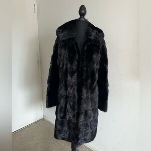 Real mink fur coat , transformer in two lengths